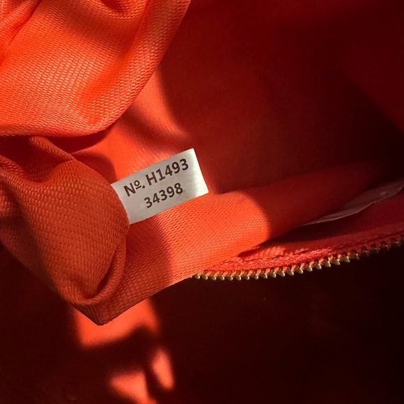 Coach Tatum Orange Leather Whiplash Tote Handbag Bag Purse F34398 Rare - Picture 10 of 15